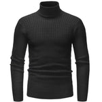 Winter High Neck Thick Warm Sweater Men Turtleneck Brand Mens Sweaters Slim Fit Pullover Men Knitwear Male Double Collar