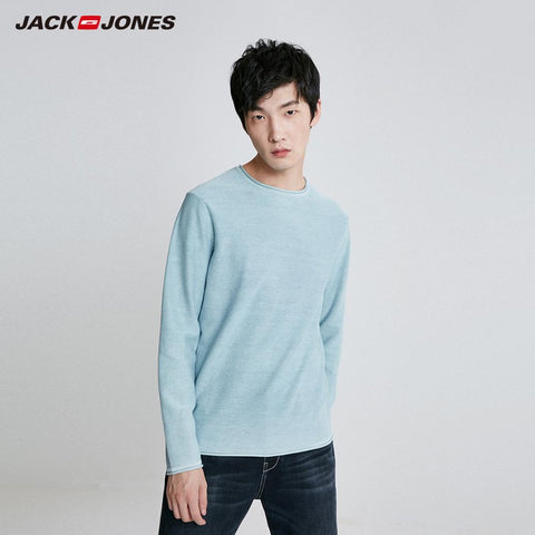 JackJones Men's Basic Smart Casual Light Colour Long-sleeved Sweater 219124518