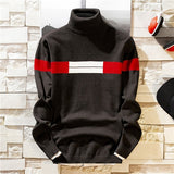 2020 Autumn New Men's Turtleneck Sweaters Pullover Male Solid Color Slim Fit Turtleneck Sweater Tops Knitted Pullovers M-3XL