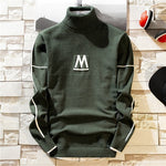 2020 Autumn New Men's Turtleneck Sweaters Pullover Male Solid Color Slim Fit Turtleneck Sweater Tops Knitted Pullovers M-3XL